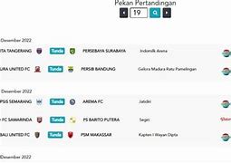 Jadwal Persija Desember